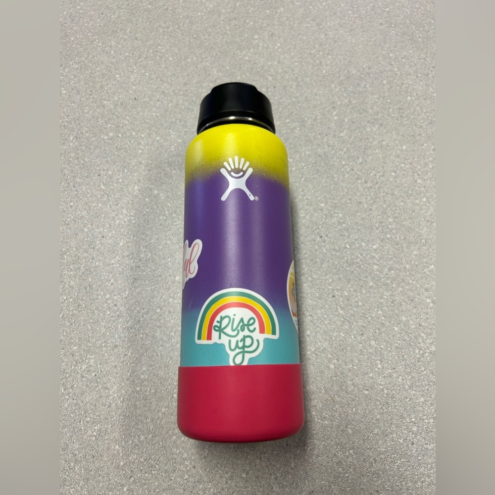 Hydro flask 40 ounce rainbow stainless steel Waterbottle